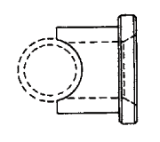 Saddle Weld (Pipe)/Solid Flanged Head SAE
Standard Pressure Series (Code 61)