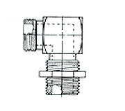 90° ORS/ORS Bulkhead Adapter