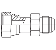 ORS Female Swivel/SAE 37° Male Flare