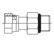 ORS Female Swivel/SAE O-Ring Boss Adapter