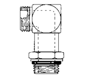 90° ORS/SAE O-Ring Boss (adj.) Long Adapter