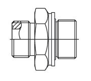 ORS – Special Metric Connector (Mates with DIN 3852 Large Spotface)