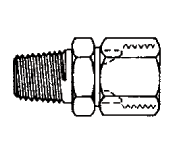 External Pipe/37° Flare Swivel