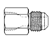 Internal Pipe/45° Flare