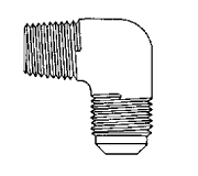 External Pipe/45° Flare