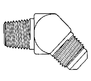 External Pipe/45° Flare