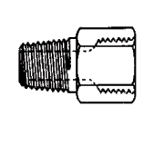 External Pipe/SAE O-Ring Boss (Internal)