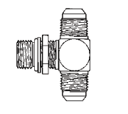 SAE O-Ring Boss (adj.)/37° Flare