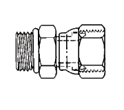 SAE O-Ring Boss/37° Flare Swivel