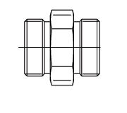 Male SAE O-Ring Boss/Male SAE O-Ring Boss