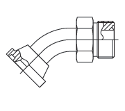 45° ORS/Split Flange (Code 61)