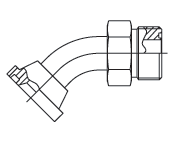 45° ORS/Split Flange (Code 62)