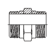 Pipe NPTF to NPTF Hexagon Pipe Nipples