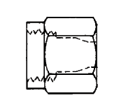 Versil-Flare Flareless Tube Nut